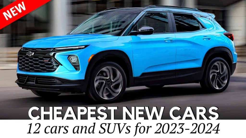 12 Cheapest new cars and suvs in 2024