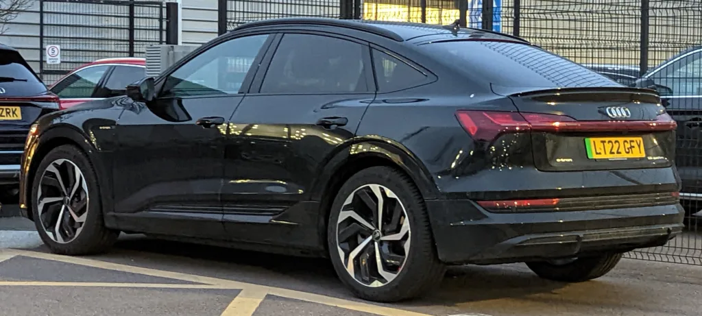 Audi e-tron car