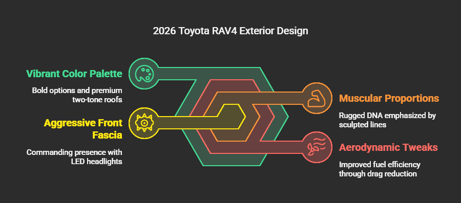 2026 Toyota RAV4 Exterior Design