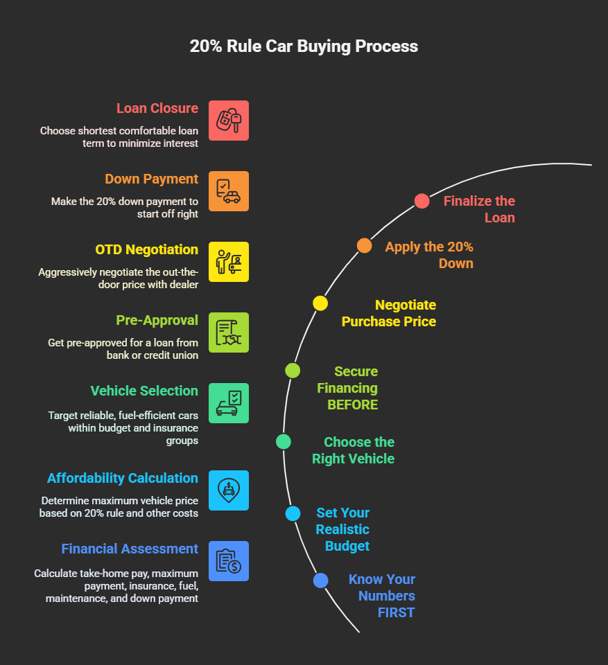 20% Rule car buying process