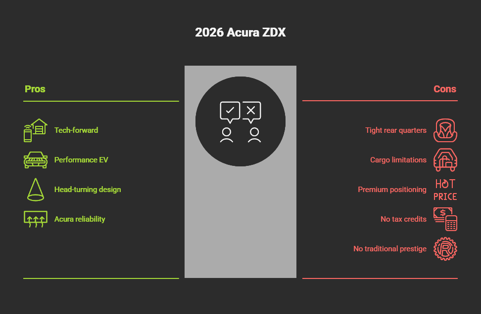 2026 Acura ZDX Pros and Cons